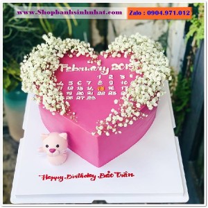 Bánh Sinh Nhật Cuốn Lịch - CL68